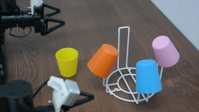 Cup Hanging, in-domain setup